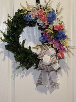 Spring  Floral Wreath 