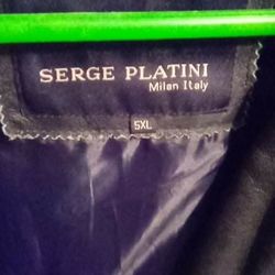 5X Serge Platini LEATHER COAT/ $100 OBO
