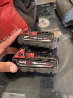 Milwaukee batteries