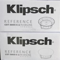 Klipsch White Ceiling Speakers (2 speakers)