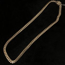 10KT Gold Cuban Chain 23”