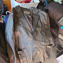 Leather jacket 