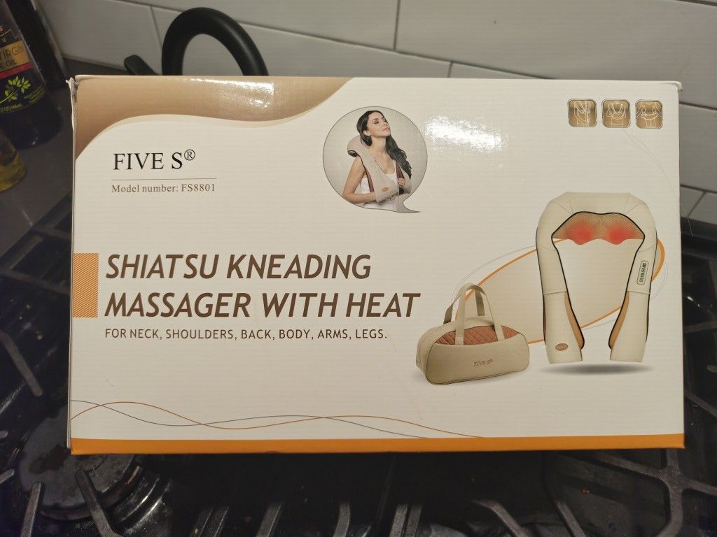 Shiatsu Kneading Massager With Heat