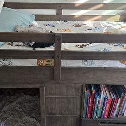 Kids Bunk Bed Twin With Fort 