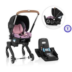 SHYFT DUALRIDE INFANT CAR SEAT STROLLER COMBO WITH CARRYALL STORAGE & EXTENDED CANOPY