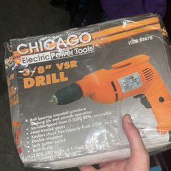 Chicago electric 3/8 VSR drill