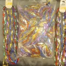 33" Fish Themed Mardi Gras Throw Beads  $1 perdozen