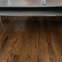 Modern Gray Wood Coffee and End Table