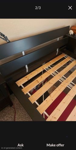 Ikea Queen Bed Cappuccino Color