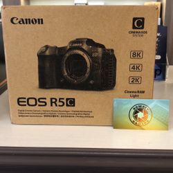 Canon EOS R5C Cinema Camera