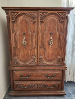Vintage Armoire, solid wood
