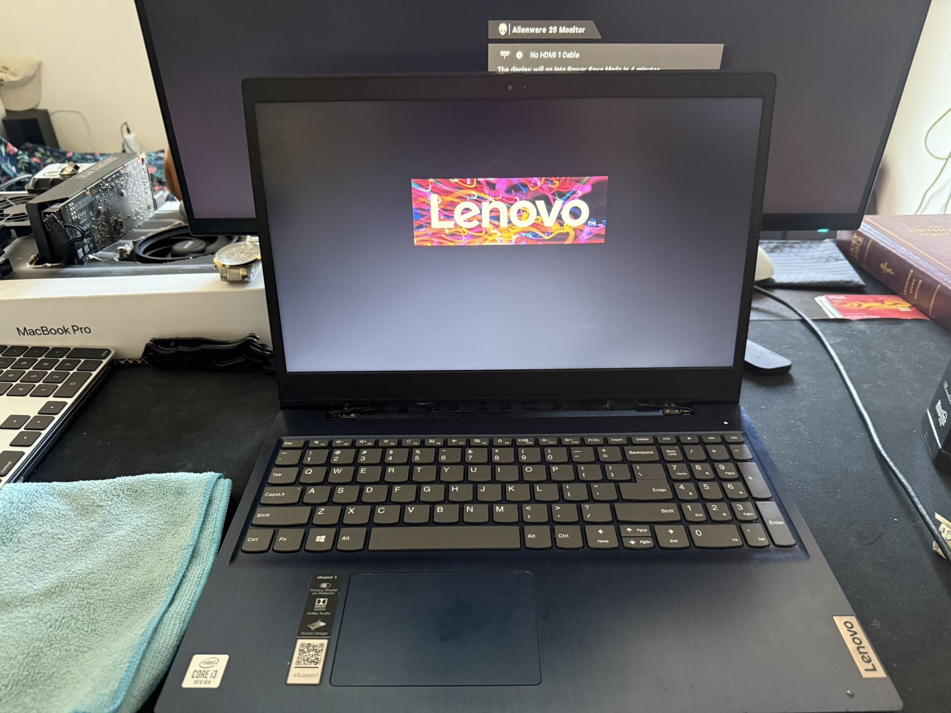 Lenovo ideapad 3, 15IIL05/15.6" 1080P/i3-1005G1/4GB/128GB (Keyboard Faulty)