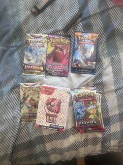 pokemon 151 and prismatic 6 pack booster boxes
