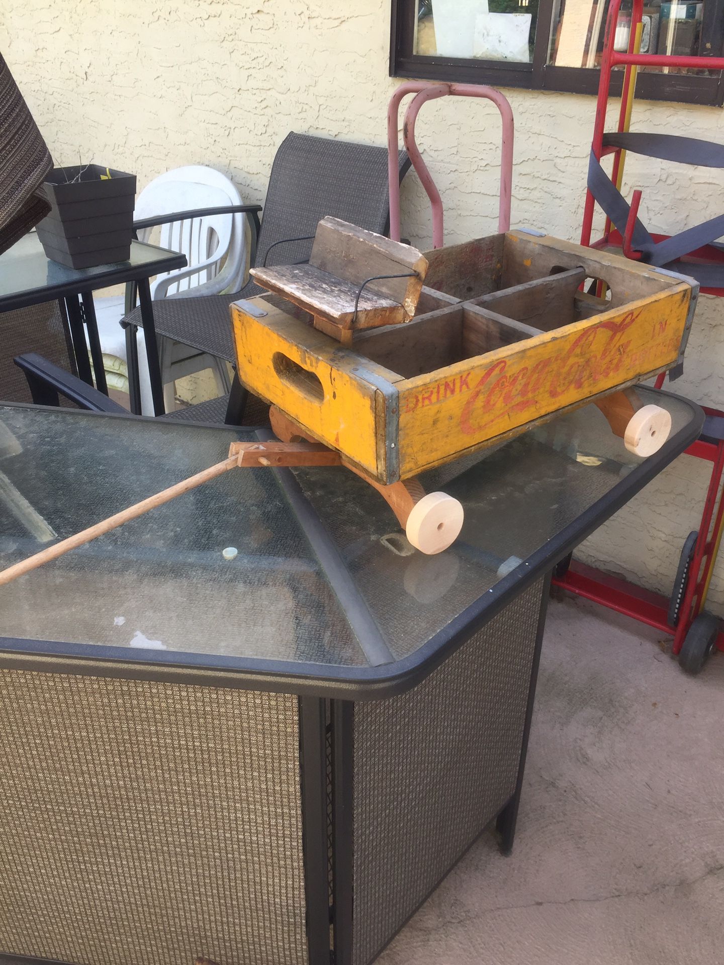 Vintage wood Coke Cases (Wagons)