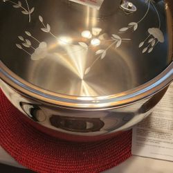 Tri Ply stainless  steel 12 Qt stockpot.