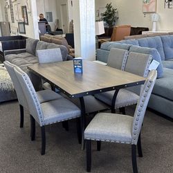 Dining table with 6 chairs