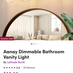 Brand New Bathroom Vanity Light