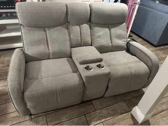 Love seat recliner sofa