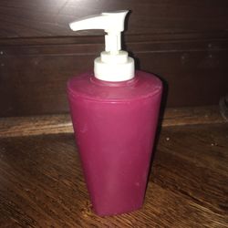 Pink/magenta soap/lotion pump