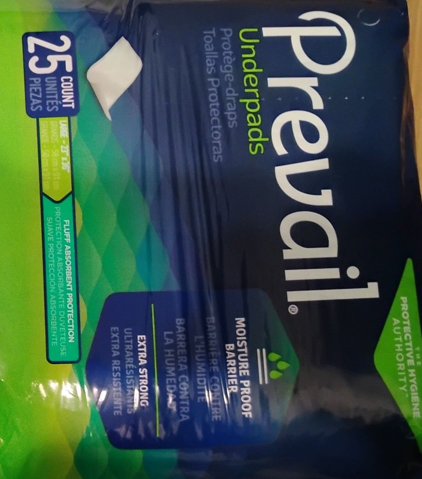 15Pks  Disposable Lrg.Chux Pads 1 Pk Of Sml Diapers 