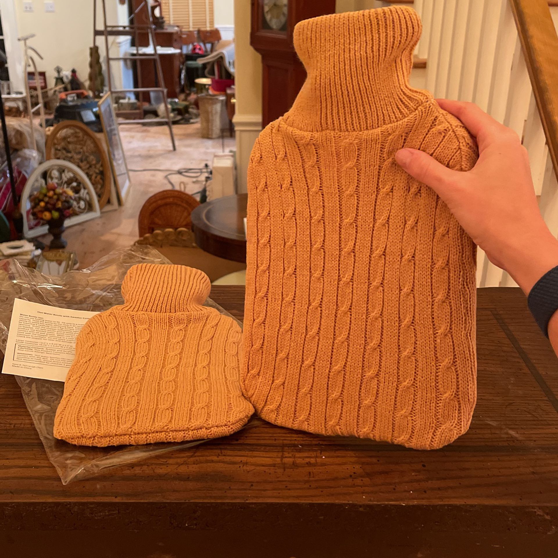 Hot Water Bottles with Sweater Cover