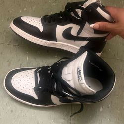 Nike Air Jordans- Hightop- Og Black & White
