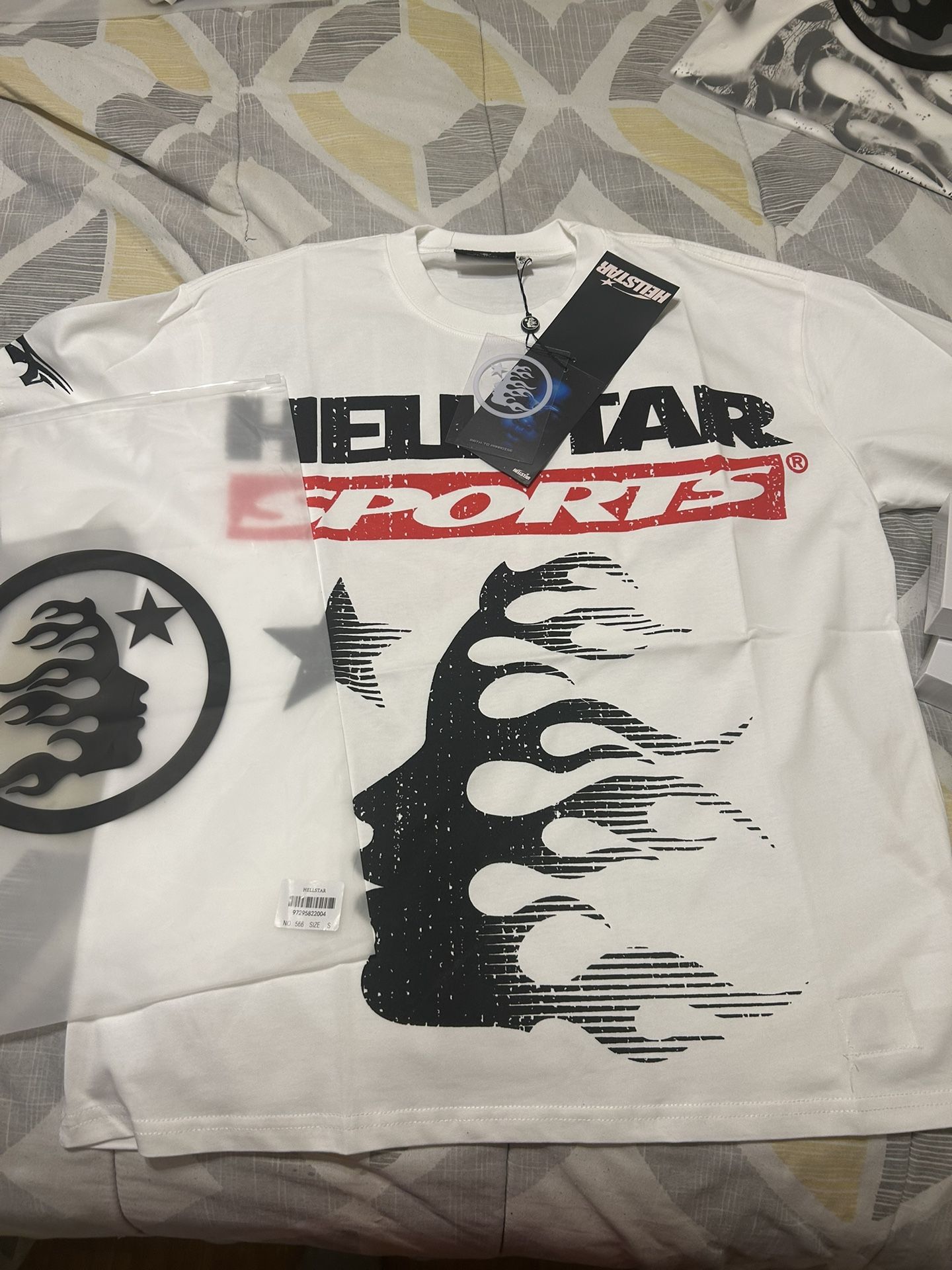 Hellstar Sports White Cotton Shirt