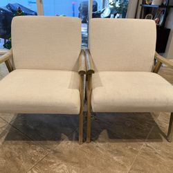 2 Accent Chairs 