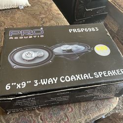 PRO Acoustic PRSP6983 6"x9" 3-way coaxial speakers