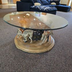 Vintage Carousel Coffee Table 