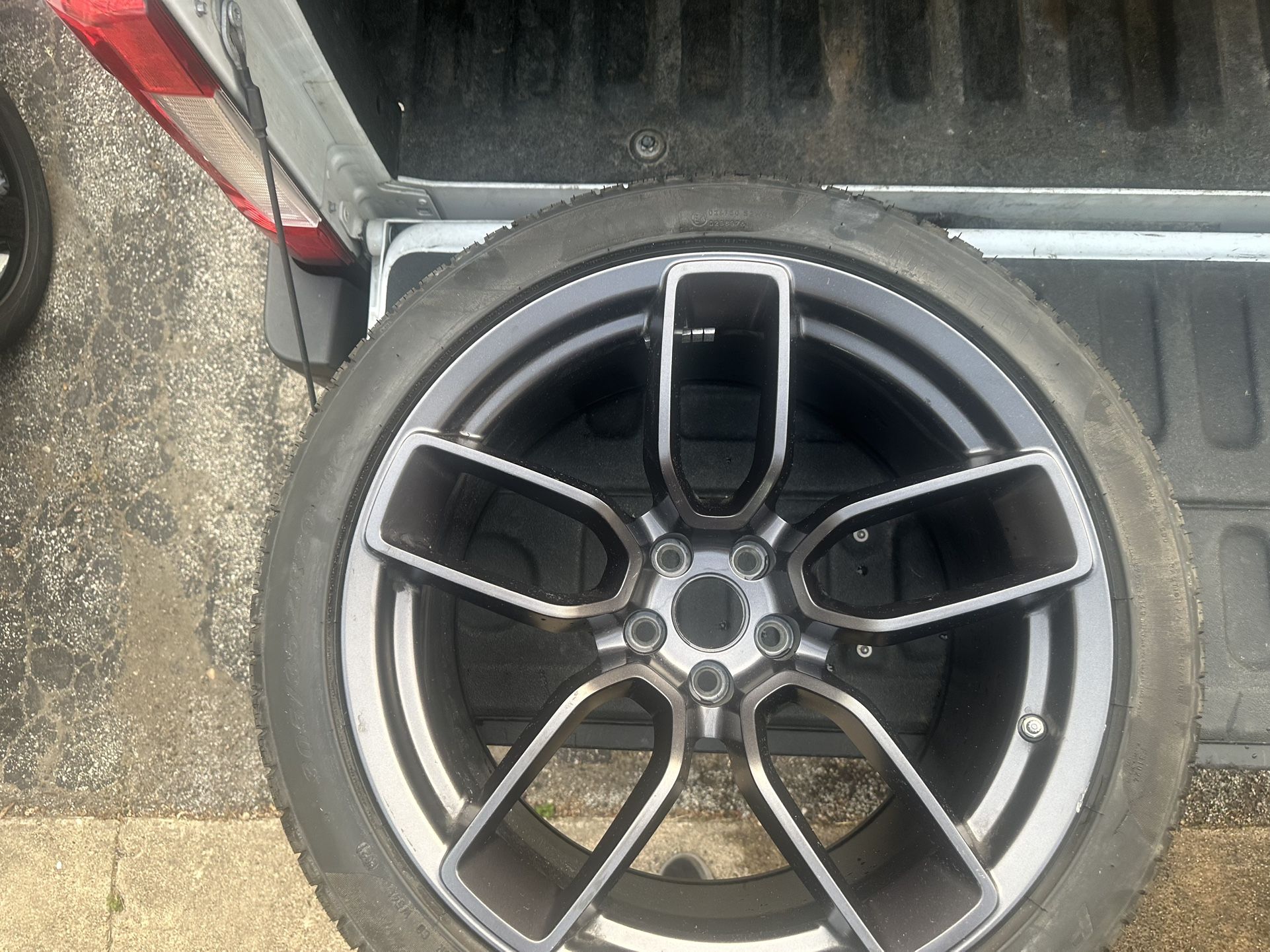 Wide Body Dodge Charger Or Challenger Rim and Tire.
