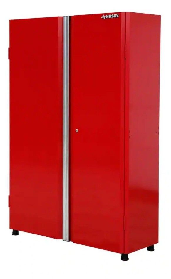 Husky
Ready-to-Assemble 24-Gauge Steel Freestanding Garage Cabinet in Red (48 in. W x 72 in. H x 18 in. D)