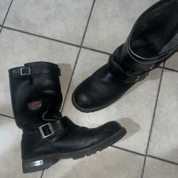 Sz 11.5 Red Wing Engineer Boots Made In The USA 