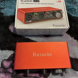 Focusrite Scarlett 2i2 USB Audio Interface 3rd Gen