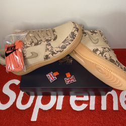 Nike Air Force 1 Low Jewel British Camouflage Size 11