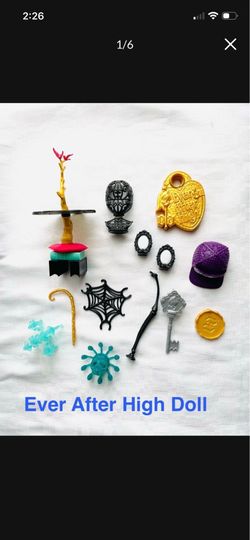 Ever After High Doll Accessories Lot