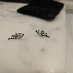 Bat wing earrings 