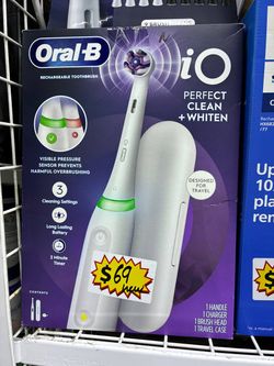 Oral B iO rechargeable toothbrush