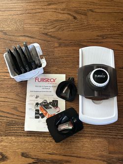 Fullstar Mandoline Vegetable Chopper Slicer Set w/ Multiple Blade Inserts & Accessories