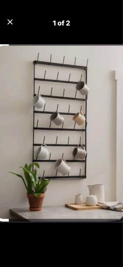 Magnolia mug wall rack
