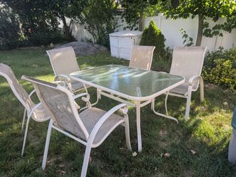 Outdoor table and chairs  2 sets