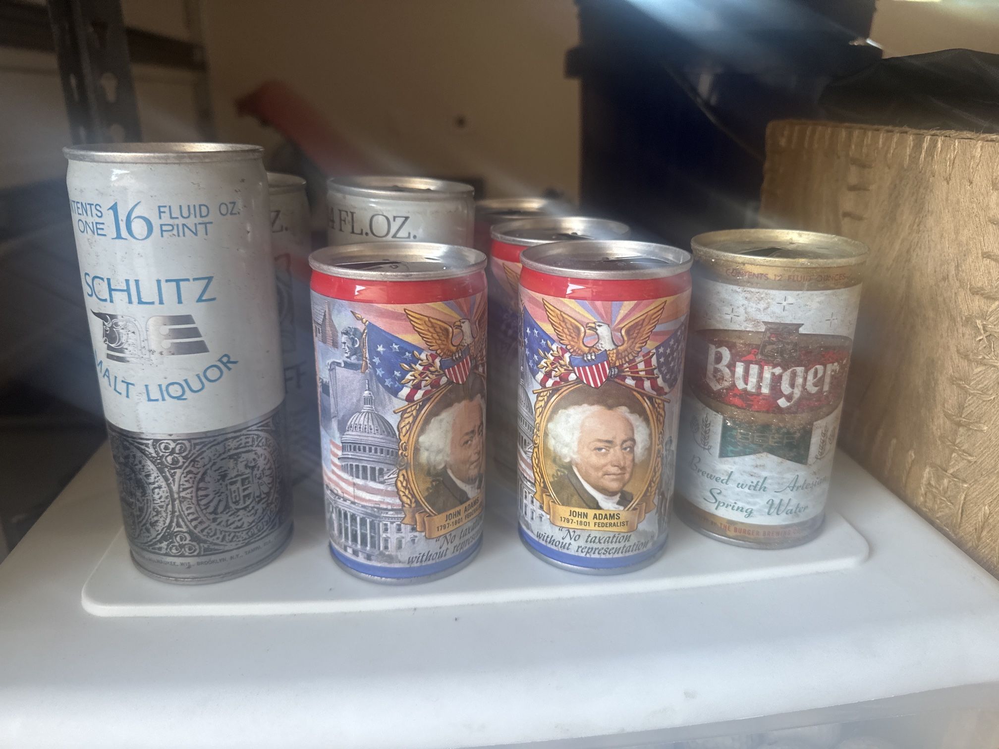 EMPTY Vintage Beverage Can Collection. Bulk 5 Huge Boxes