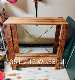Solid wood storage/console table in MARGATE