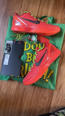 Kobe 6 Reverse Grinch Sz 10 Ds : No box Brand New with Receipt 🧾 