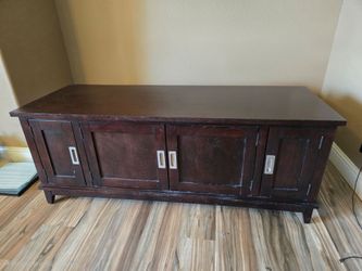 Dark Wood TV Stand / Media Console