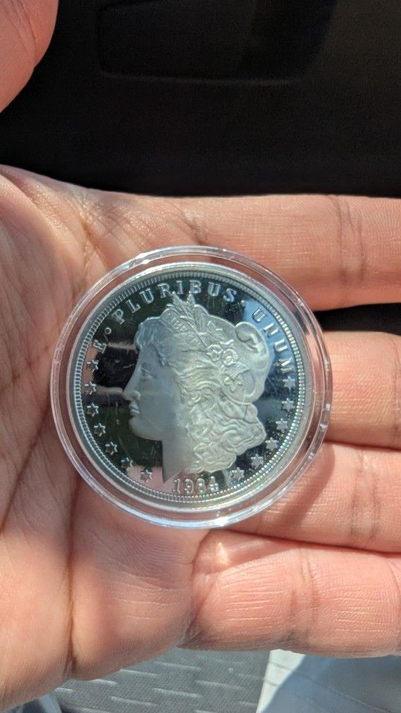 Morgan Dollar Tribute Cook Island Pure 999 Silver