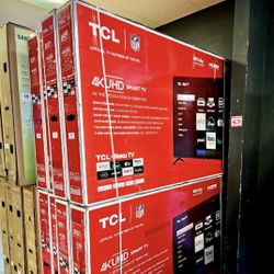 85 Tcl  Tv 4K Smart Hdtv $55 Down On Financing Free Delivery 6 Month Warranty