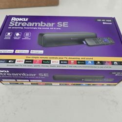 Roku Streambar SE All In One TV Soundbar with Built-in Streaming HD/ 4K/ HDR Bluetooth 