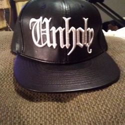 Faux Leather BCC Unholy Snapback