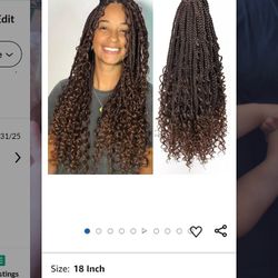 DATSRXI- 18' Goddess Box Braids 